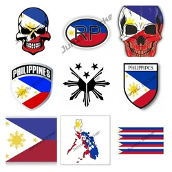 Philippines Sun Sticker Flag Map Bumper Windshield Waterproof Vinyl Decal Creative Car Sticker DIY Car Styling Car Accessories