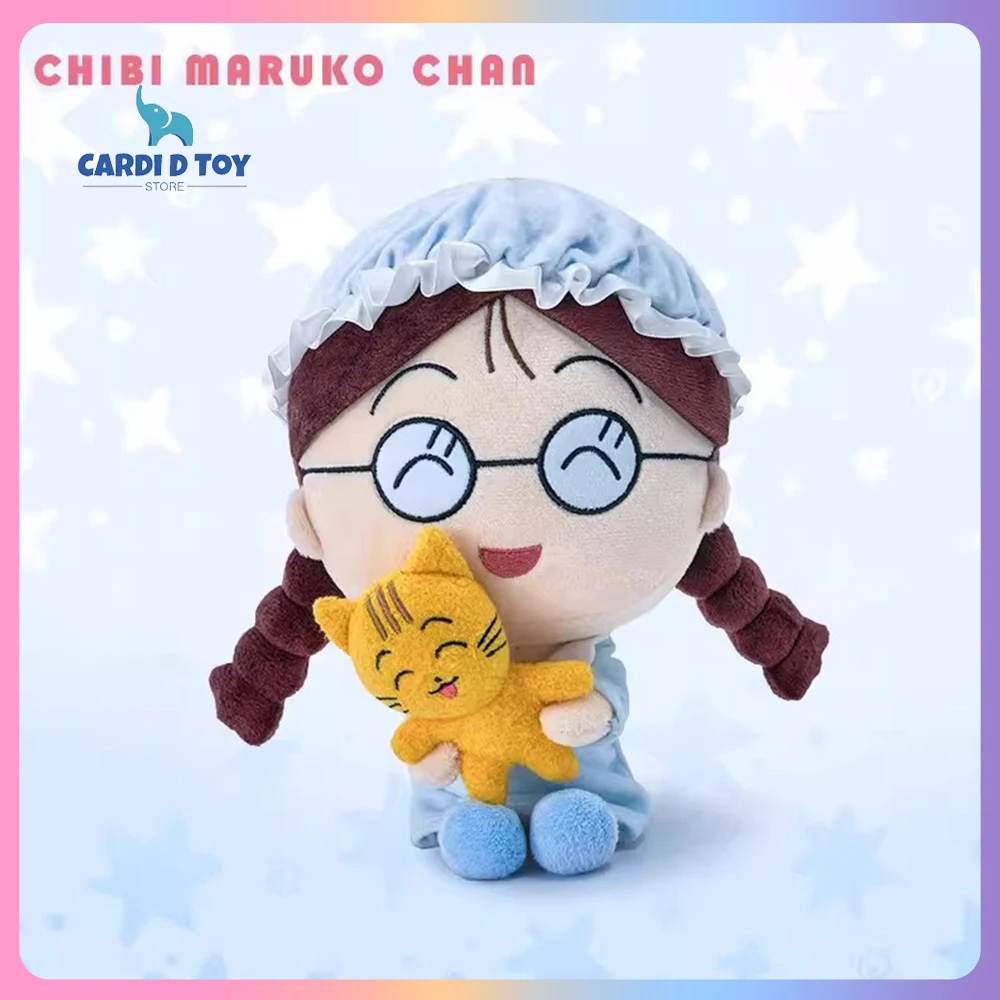 

Новая оригинальная плюшевая кукла Чиби Маруко-Чан, реалистичная плюшевая игрушка Чиби Маруко-Чан, украшение, подарок, плюшевая фигурка в пижаме