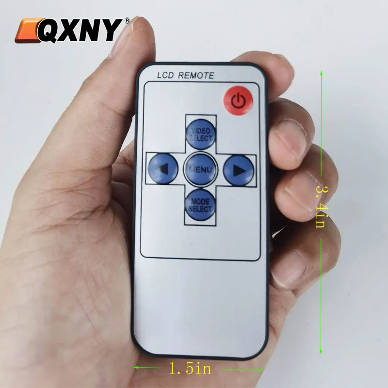 Vehicle Wireless 6 Button Card  Infrared Remote Control for 7/8/9/10.1 Inch TFT Car Monitor Remote Control Spare Remote Control