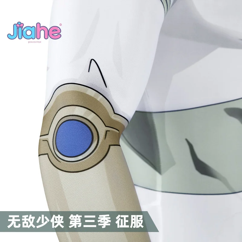 Anime Invincible Season 3 Conqueror Cosplay Costume Halloween Carnival Men's Fantasy jumpsuit prop shoe Net set XS-XXXL