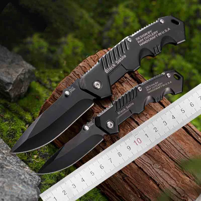 

Outdoor stainless steel folding knife, camping tactical hunting knife, easy to carry pocket knife, EDC multi-tool tactical knife