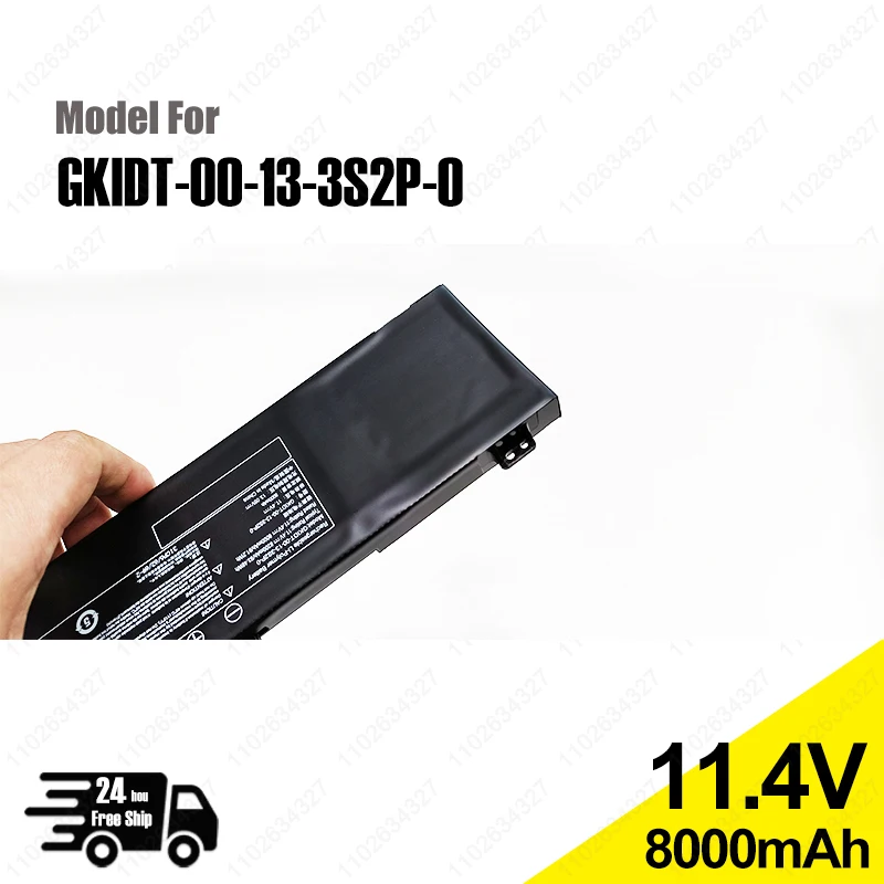 Neue 11,4 v 8200mah GKIDT-00-13-3S2P-0 laptop akku für xpg xenia 15 für schenker xmg fusion 15 xfu15l19 GKIDT-03-17-3S2P-0