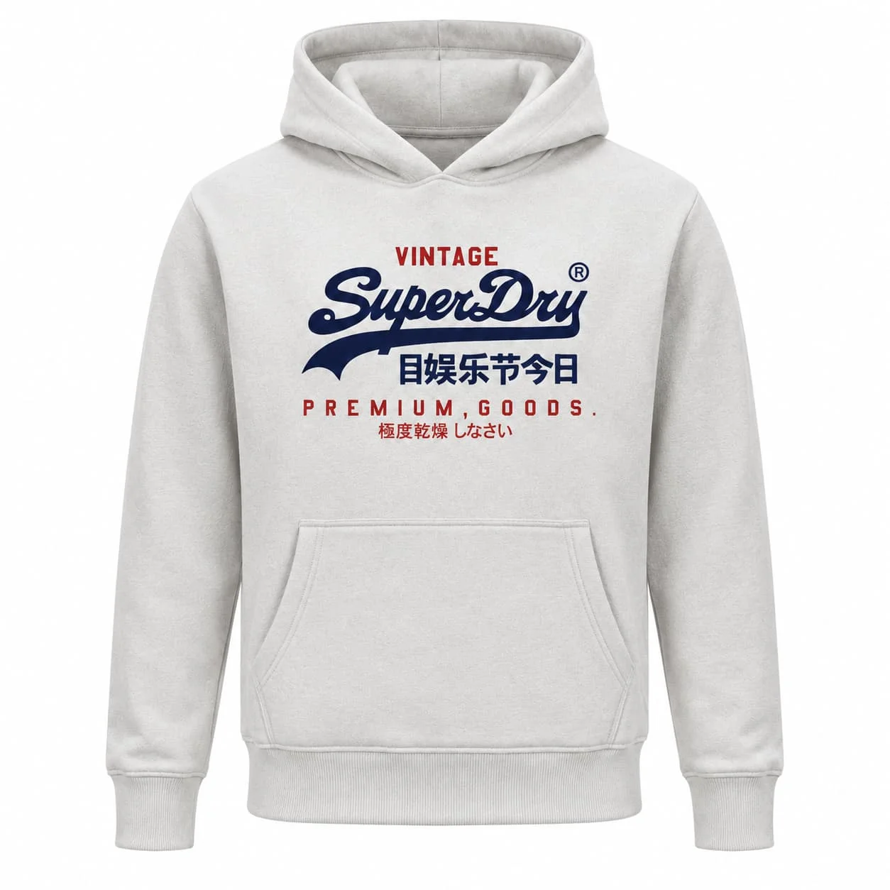 Vintage Superdry Japanischer Herbst-Winter Casual-Stil Herren Kapuzenpullover Damen Jungen Mantel Oberteil Eltern-Kind Baumwoll-Hoodie – Detail 6