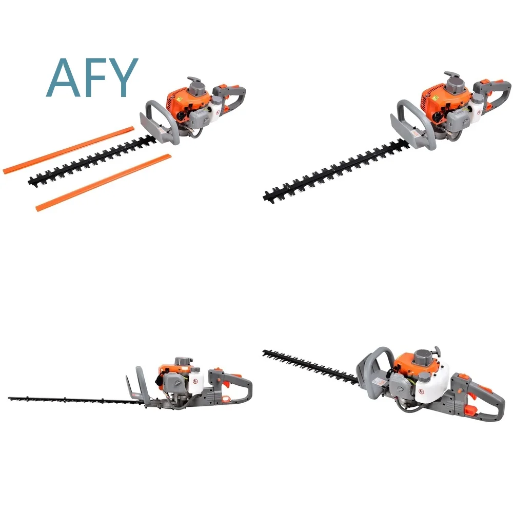 2 Stroke Double Blade Hedge Trimmer for Garden Bush Fence Scissors Machine Long Pole Hedge Cutter for Landscaping Trimming