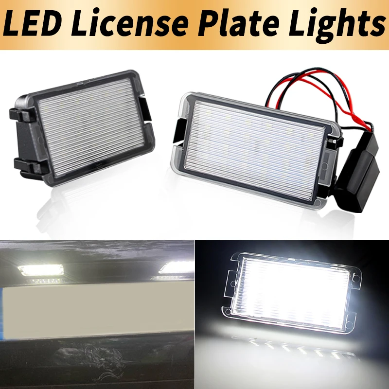 

2 шт. светодиодных фонарей подсветки номерного знака Canbus для Seat Altea Toledo 04-09, Arosa 97-04, Cordoba 02-09, Ibiza 6L 03-08, Leon 1M 99-05