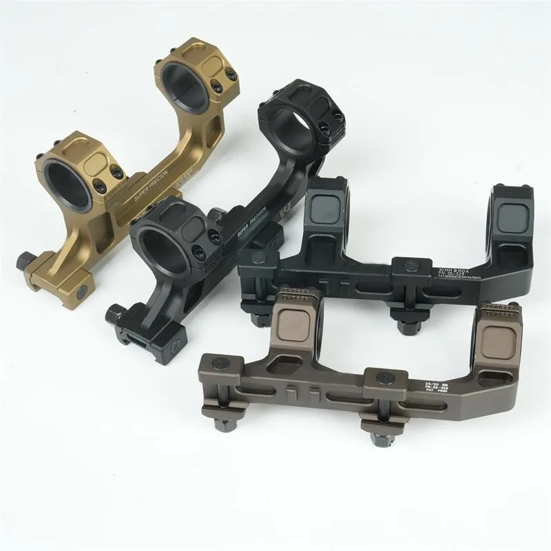 Tactical GEISSL Metal Cantilever 25.4mm/30mm Scope Mount with Bubble Level for Hunting Airsoft for 20mm Picatinny Rail