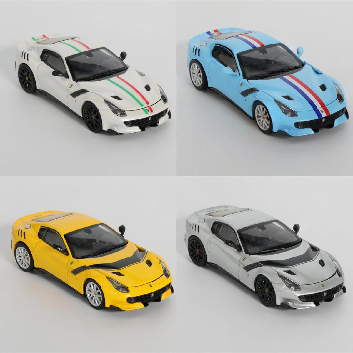 

Diecast 1:64 Scale SH Little Toys Ferrari F12 TDF Front Cover Openable Alloy Car Model Collectible Toy Souvenir Display Ornament