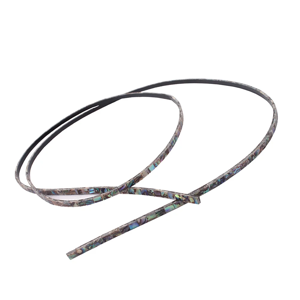 แถบเชือกมุกอะบาโลนหลากสี ขนาด 3 มม. ยาว 800 มม. สำหรับซ่อมกีตาร์ อูคูเลเล่ แมนโดลิน แบนโจ งาน DIY และเครื่องมือช่างทำเครื่องดนตรี