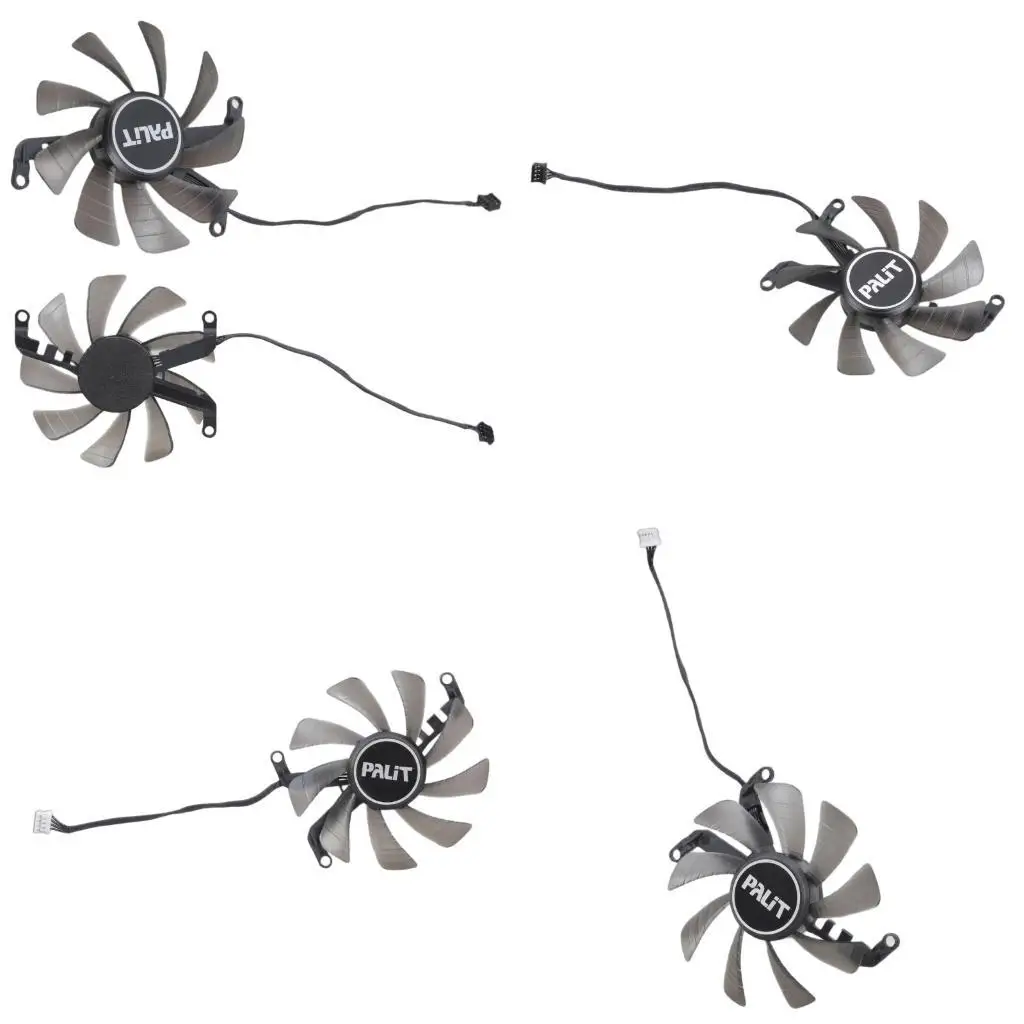 

Y1UB Coolers Fan for PALIT 2070 2060 1660 1660 Ti VGA Fan Graphics Card Cooling Fan 12V 4Pin