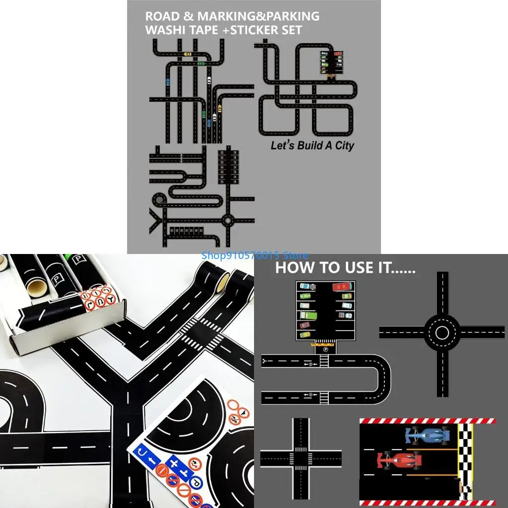 B95C Road Track Marking Sticker Tape Adhesive Roadway Sticker Tape For Scrapbooking