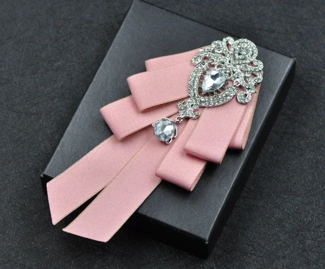 High-end British Style Bowties Multi-layer Neckties Bow Tie for Men Groomsmen Best Man Wedding Luxury Ties Clothing Accessories