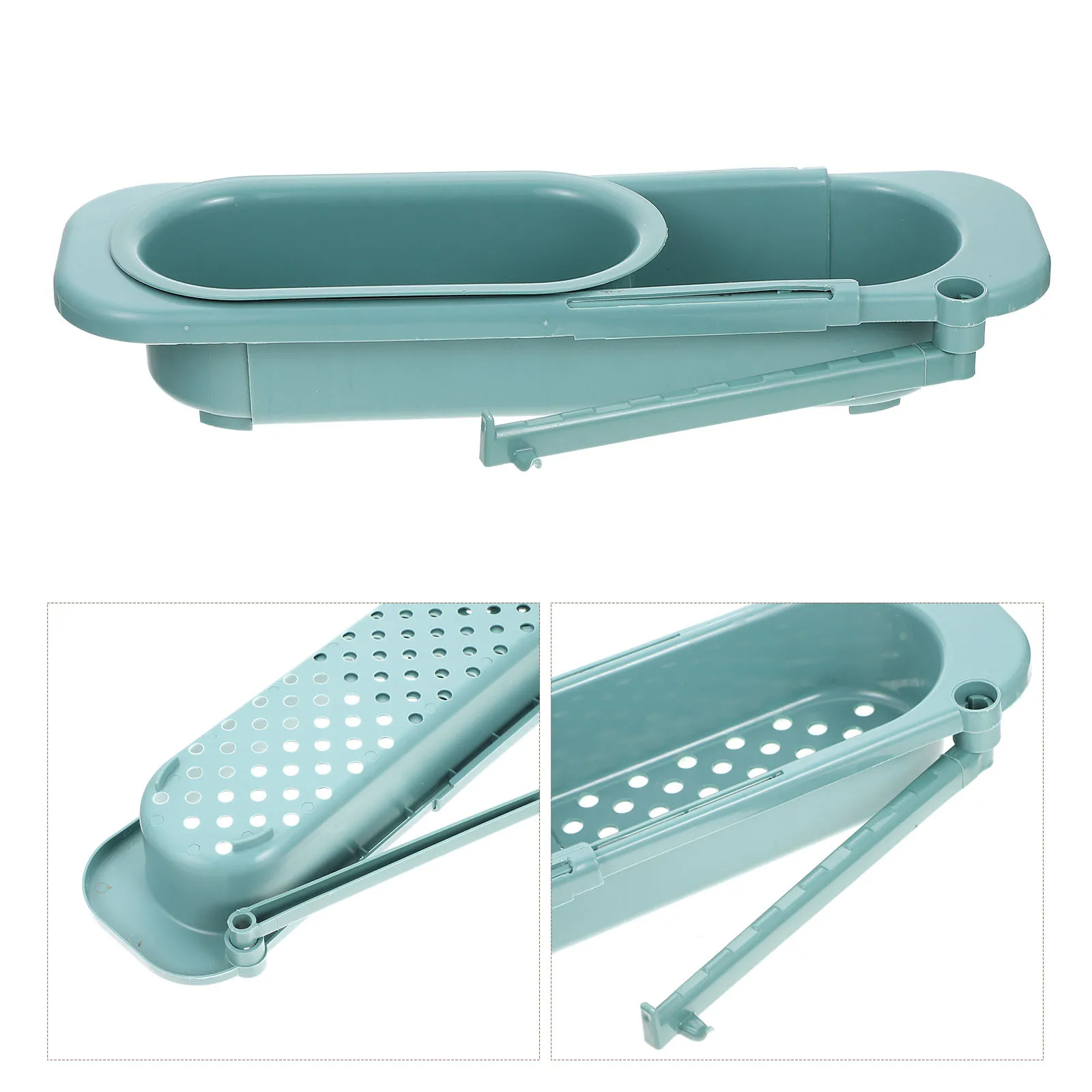 

Kitchen Drain Basket Extendable Sink Strainer Rack For Vegetables Washing Dishes Drying Colander Over The Sink Kitchen