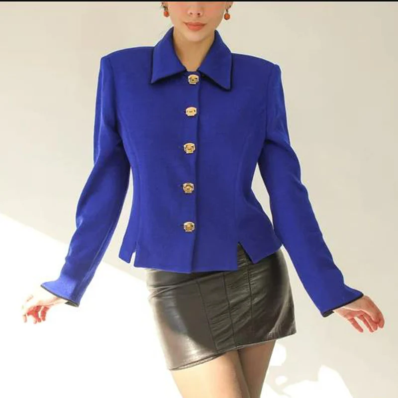 Single-breasted Blazers for Women Elegant Stylish Womens Clothing Zevity Jackets Blazer Suits Women's Deat Offical Store