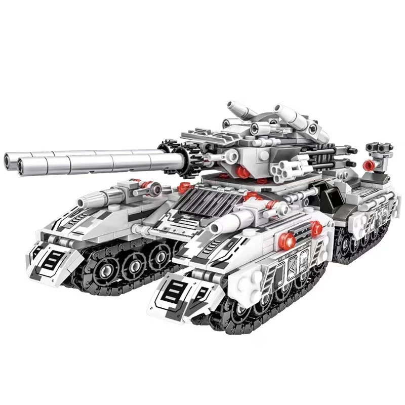 Hot Sale WW2 Military Vehicle Tank 8in1 Airplane Truck Model Building Blocks DIY Bricks Kids Construction Toys Gifts for Boys