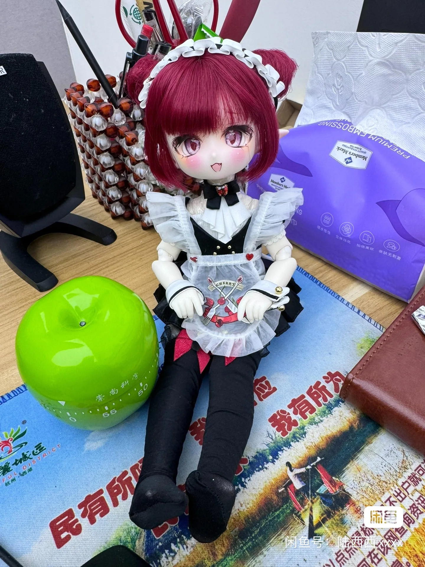 

Tinyfox Special Six Point Bjd Demon Cherry Cherrie Jointly Movable Mjd 6 Point Bjd Girl Heart Children Birthday Kawaii Gifts