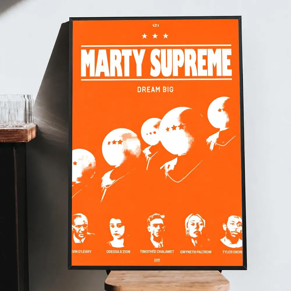 Movie Drama M-Marty Supreme Poster HD Print Wall Art Bedroom Dorm Office Gaming Room Cafe Gifts