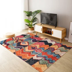 Boho Estilo Grande Área Sala Tapete Confortável Macio Modern Home Decoração Estética Macio Tapete Quarto Tapis ковер سجادة