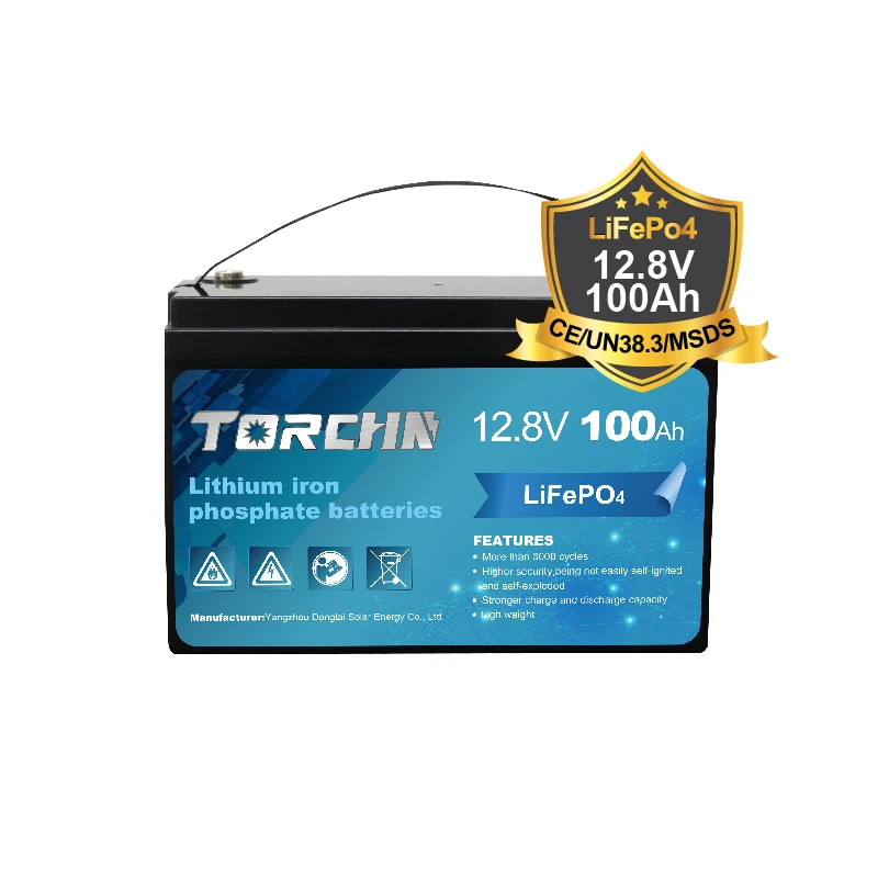 Rechargeable Lithium Iron Phosphate 200ah Rv Battery Deep Cycle 12.8v 100ah Lithium Storage Battery