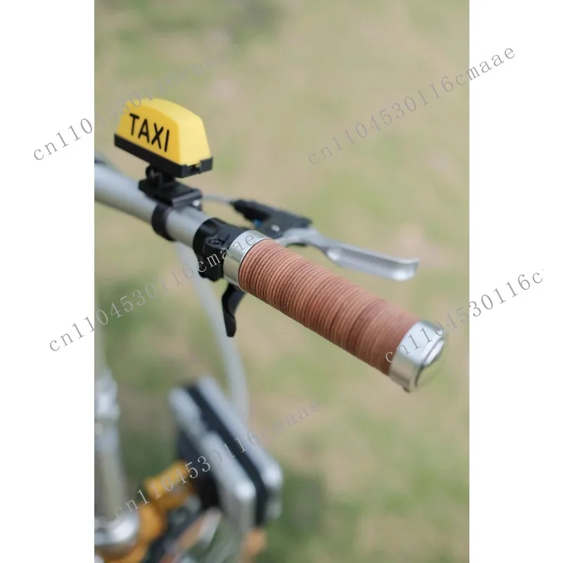 Double Retro Bicycle Handle Small Cloth Handle Cover First Layer Cowhide Rope Custom 70-130mm