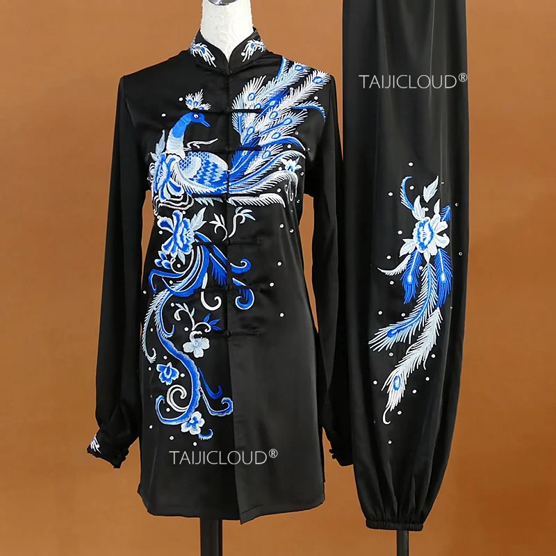 بدلة تايتشي كونغ فو الصيفية للجنسين | الأداء والمنافسة ارتداء النمط الصيني التقليدي فنون الدفاع عن النفس موحدة مخصصة جنون #2