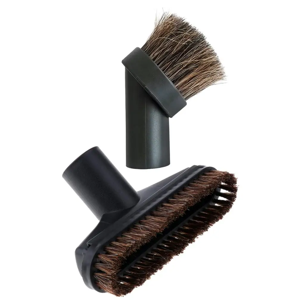 

2pcs 32mm Connector Vacuum Cleaner Attachment Horsehair Dust Floor Brush