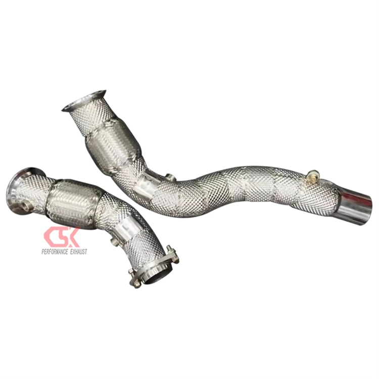High Quality With Free Flow Downpipe for  F80 M3 F82 M4 CSK Downpipe End Exhaust