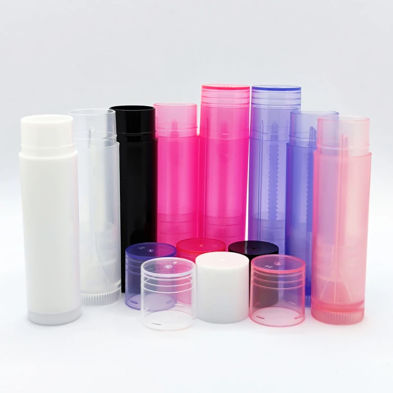 30pcs 5ml Empty Lip Gloss Tubes Empty Cosmetic Containers Lipstick Jars Balm Tube Cap Container Refillable Travel Makeup Tool