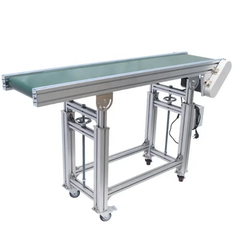 

Профессиональная настройка, небольшой размер, длина 2 м, контроль скорости двигателя, регулируемая высота, конвейерная лента