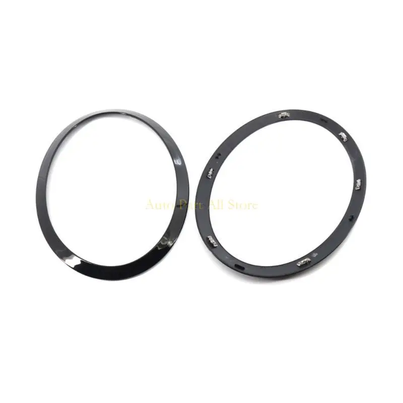 

J0MA for MINI F55 F56 F57 13-17 Car Head Lamp Trim Ring 2Pcs Left & Right Set Replace 51712355791 51712355798 Decoration Ring