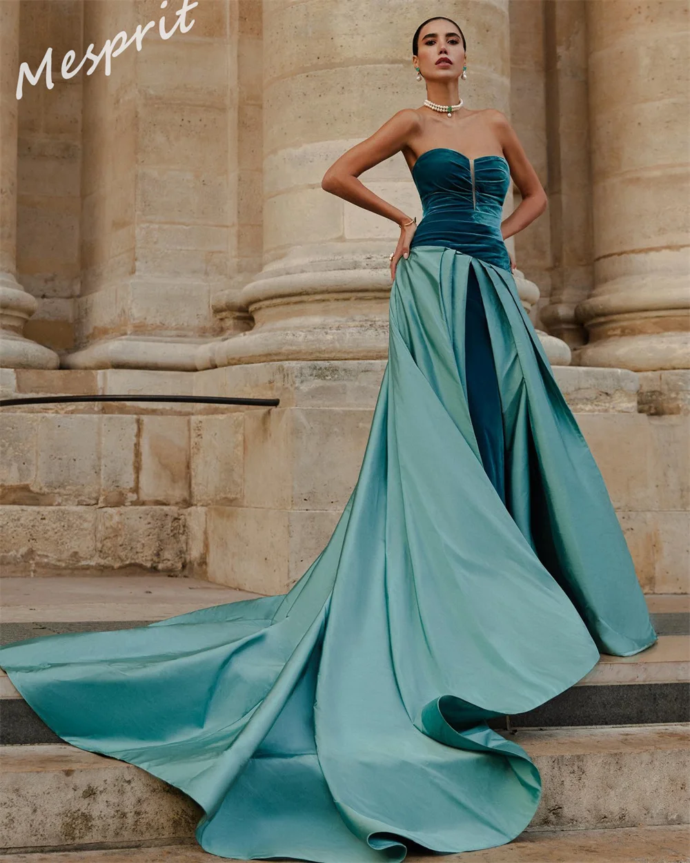 Prom Dress Saudi Arabia   Velour   High Quality Retro Sweetheart A-line Draped Shirred Hugging Customized