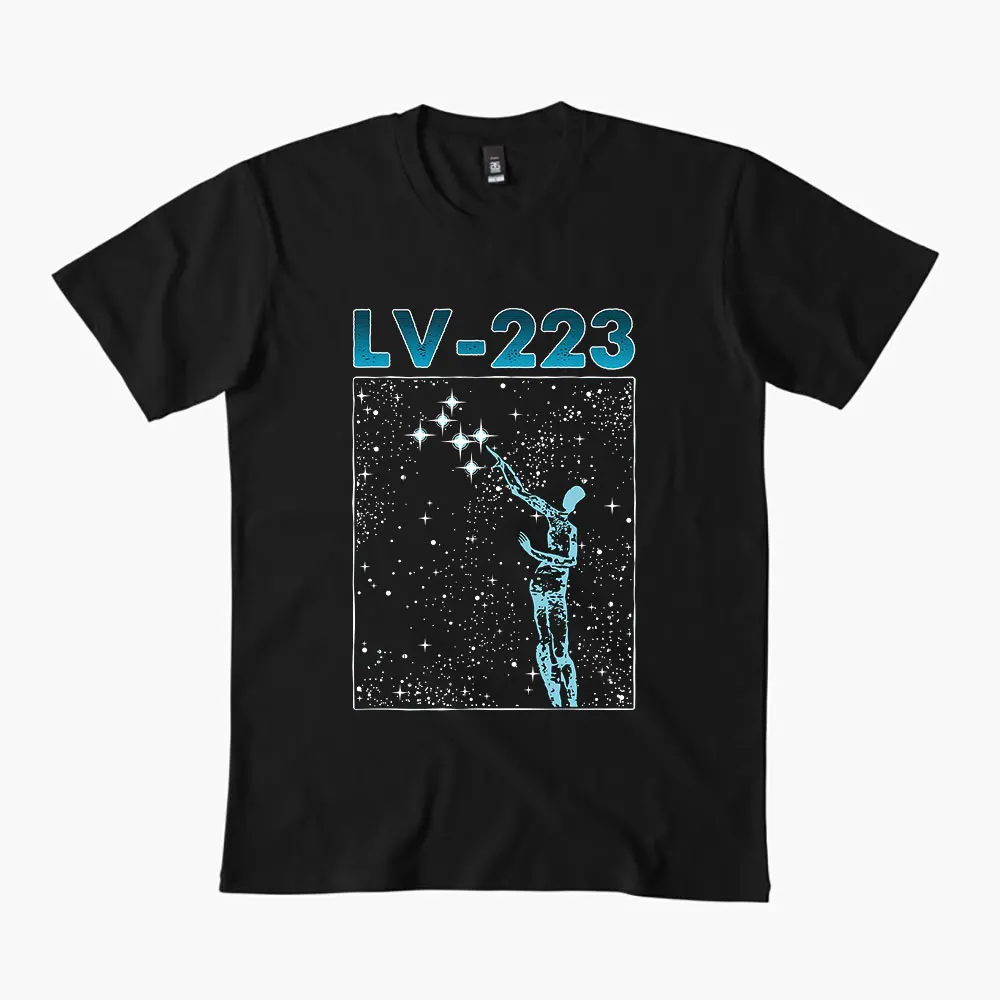 

LV 223 80s Retro Sic fi Alien Gift T Shirt Weyland Yutani Xenomorph Graphic Clothes 0312 100% cotton print All size tops S-6XL
