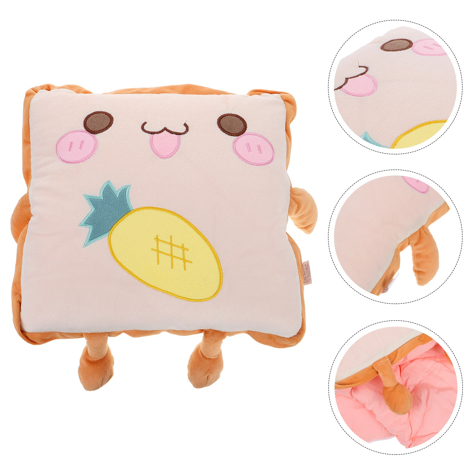 

38x38cm Car Pillow Blanket Set Thickened Foldable Dual-Sided for Neck Support Office Nap Travel Comfort Auto Seat Accessory