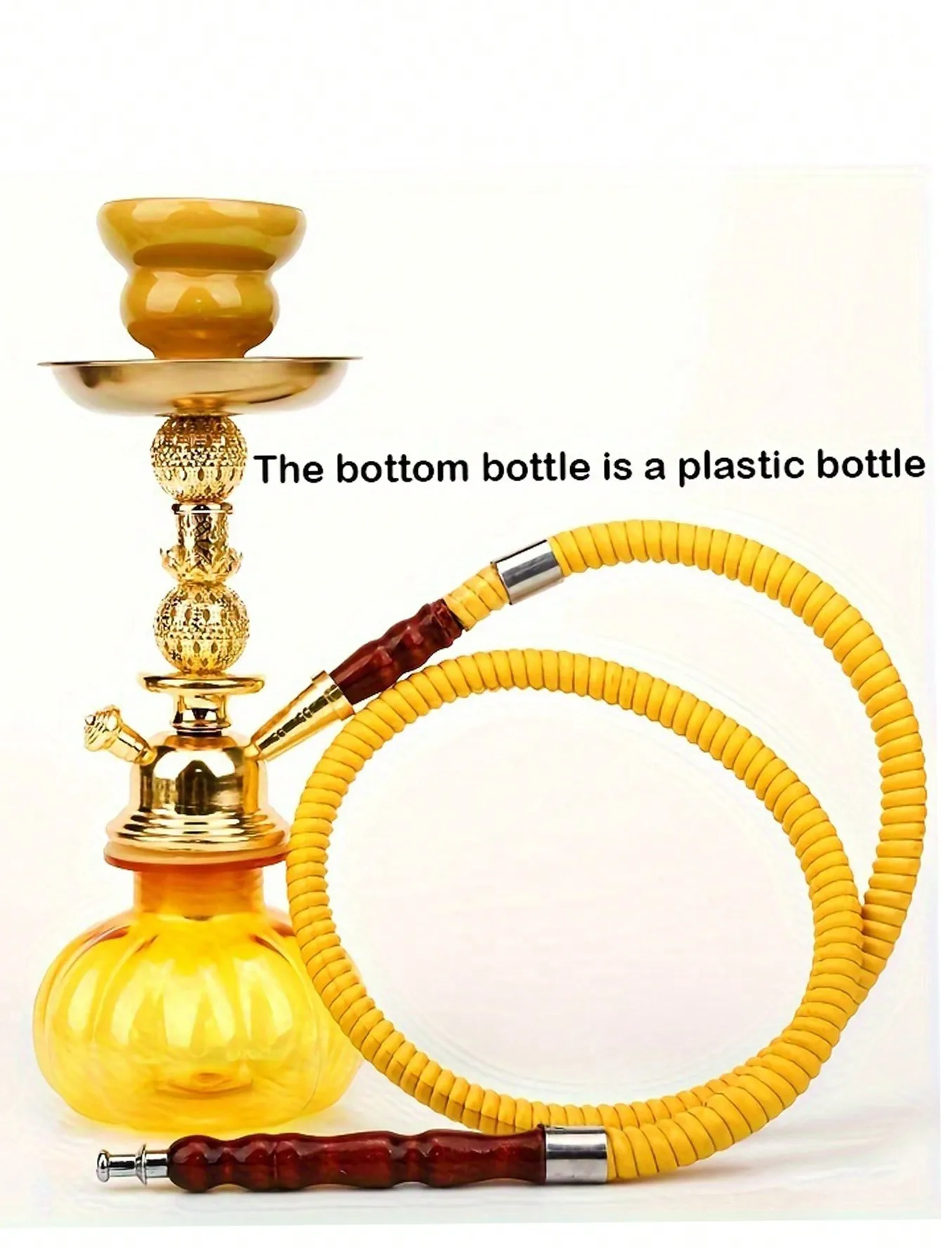 Arabian Hookah Kettle Shisha Set Single Tube Small Hookah Plastic Smoking Shisha Hookah Tool Accessories Hotel Bar Hookah