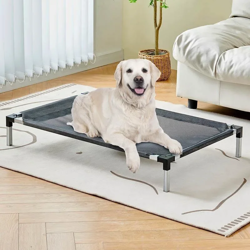 Dog Bed Elevated Bed for Dogs Folding Pet Camping Bed Cat House High Dog Bed Removable Washable Cat Dog Beds for Large Dogs