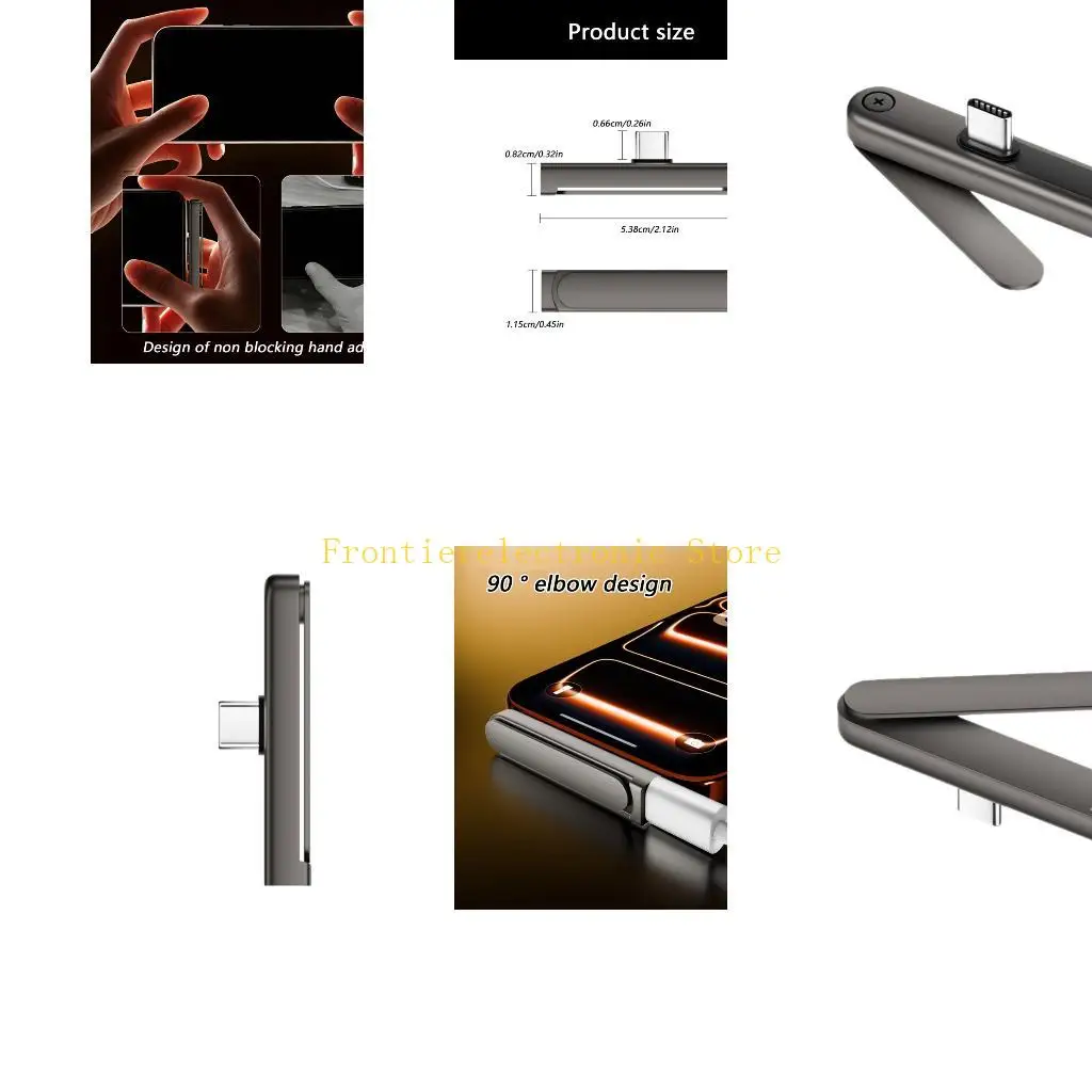 G8DB Highly Speed 240W Chargers Data Sync Foldable Phone Stand Durability Metal Build