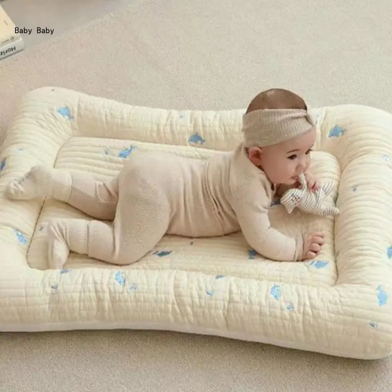 Portable Folding Bassinet Pad Multifunction Baby Mattress Lightweight Travel Bed Playing Mat Soft Cushion for Infants