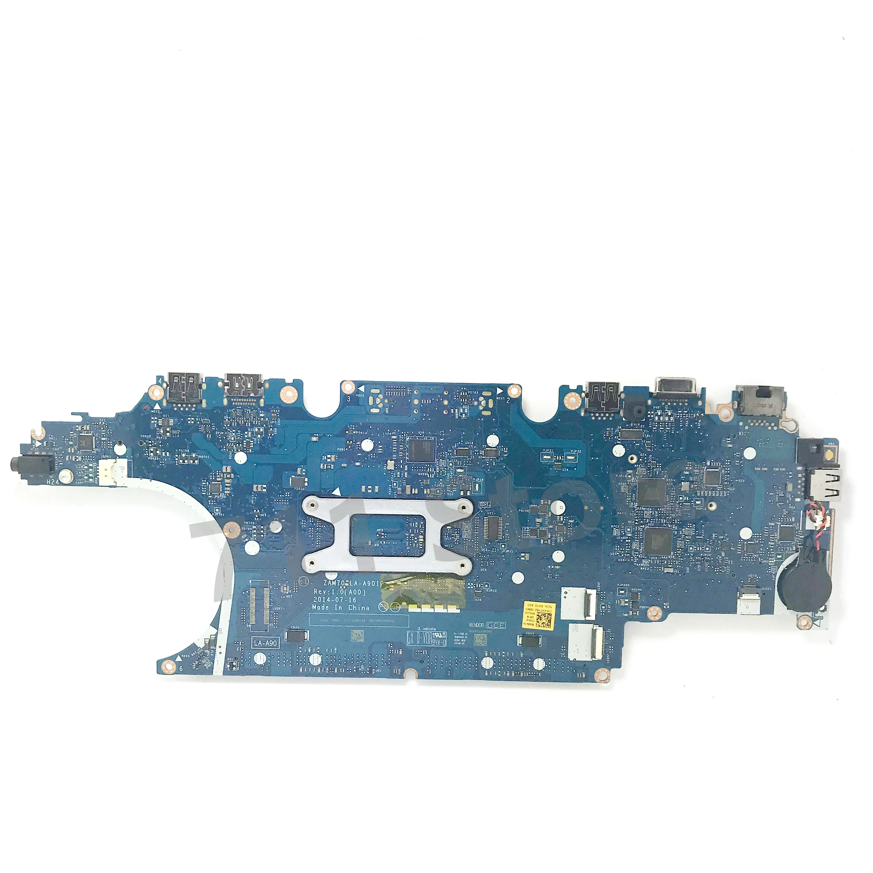 Mainboard X7Y92 0X7Y92 CN-0X7Y92 For DELL Latitude E5450 Laptop Motherboard LA-A901P With SR1DX 2981U CPU DDR3 100% Full Tested