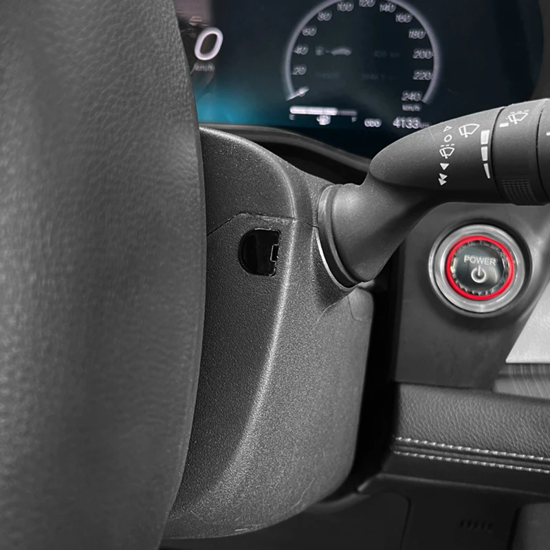 *2Pcs Car Steering Wheel Screw Protective Cover For Sienna Granvia 2022 2023 Interior Styling Modification Accessories
