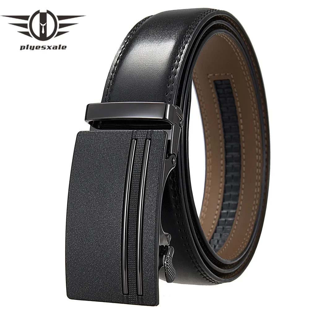 

New Fashion Designer Belts For Men Luxury Brand Automatic Buckle Cow Leather Waist Belt Male Black Cintos Dropshipping B1332