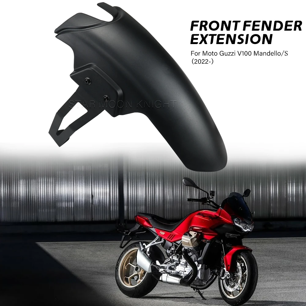 

Motorcycle Accessories For Moto Guzzi V100 Mandello V 100 Mandello S (2022-) Fender Extension Front Wheel Splash Guard Mudguard