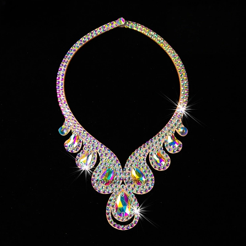 جديد الرقص الشرقي قلادة اليدوية الساخن حفر الرقص الشرقي مرحلة الأداء الملحقات المنافسة أداء الملحقات