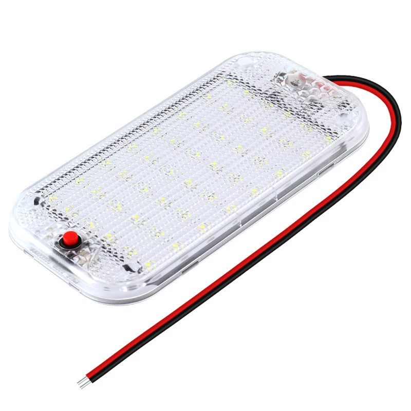 Bölme lambaları: Arabalar için 12-80V iç aydınlatma, okuma ışıklı kutular, kamyonlar için 48 lambalı LED tavan lambaları