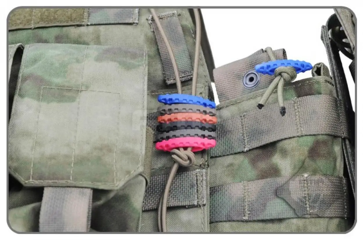 Fma New Lanyard Buckle Vest Sling Buckle Six Colors Lock Pull Rope Accessories for The Backpack (6 Pcs for A Set)