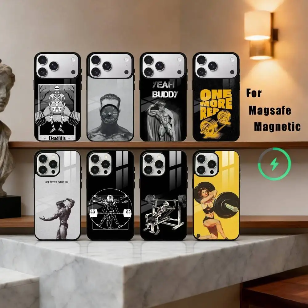 

Gym F-Fitness B-Bodybuilding Phone Case For iPhone 17,16,15,14,13,12,Plus,Pro,Max for Magsafe Magnetic Wireless Charging