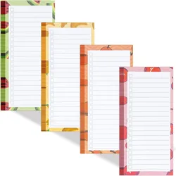 50 Sheets Magnetic Fridge Stick Notepad Grocery Shopping List Notepads Thick Paper Magnet Pad To Do List For Refrigerator