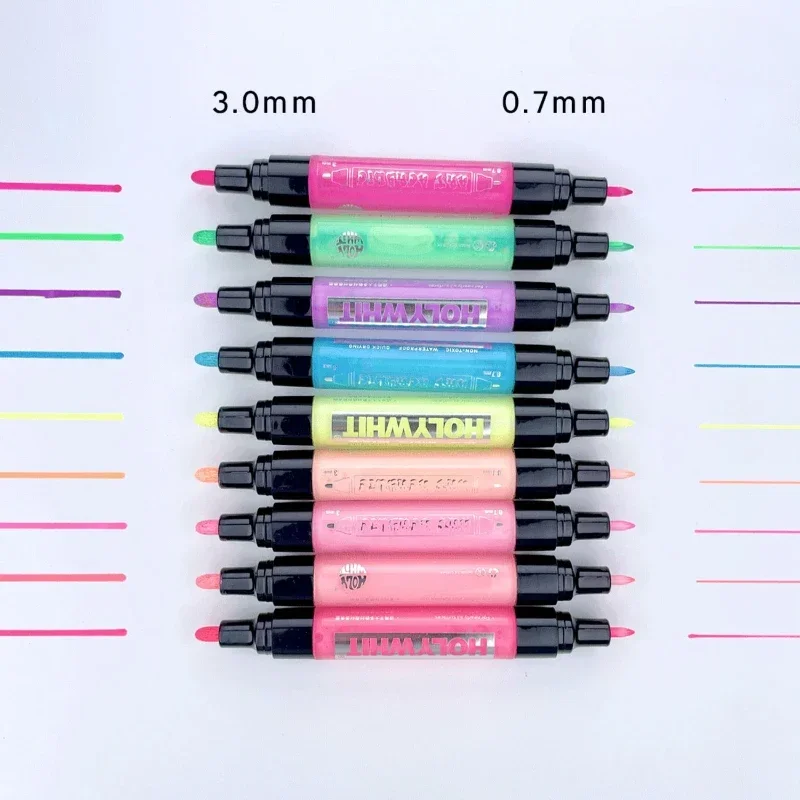 56-color Double-headed Acrylic Marker Water-based Fluorescent Acrylic Pen DIY Creative Graffiti Strong Coverage Marker Pen