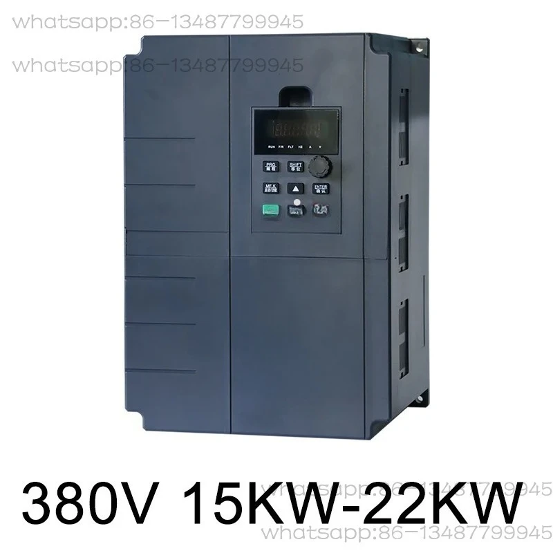 380V Variable Frequency Drive (VFD) - 2.2kW Inverter for 18.5-22kW Motors, 0-600Hz Speed Controlncy Converter