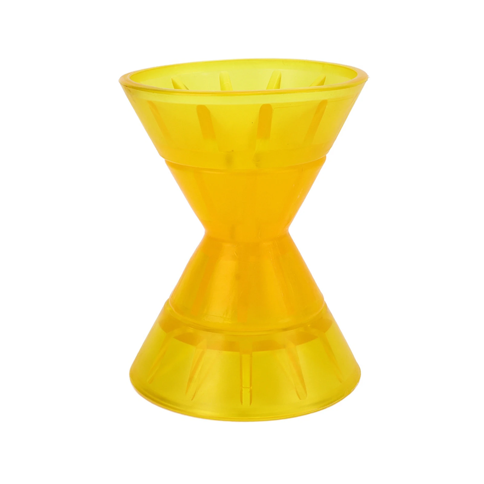 Rullo a forma di prua marina, 3 parti, riduzione dello trascinamento, PVC giallo stampato per rimorchio per camper, barca, camper