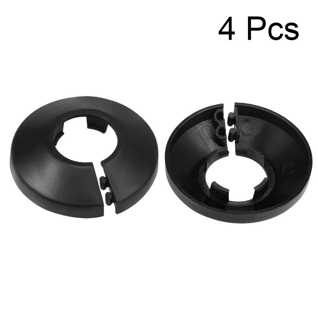 4Pcs Radiator Pipe Collars Shower Faucet Angle Valve Pipe Plug Decoration Cover Snap-on Plate Kitchen Faucet Accessories12-90mm