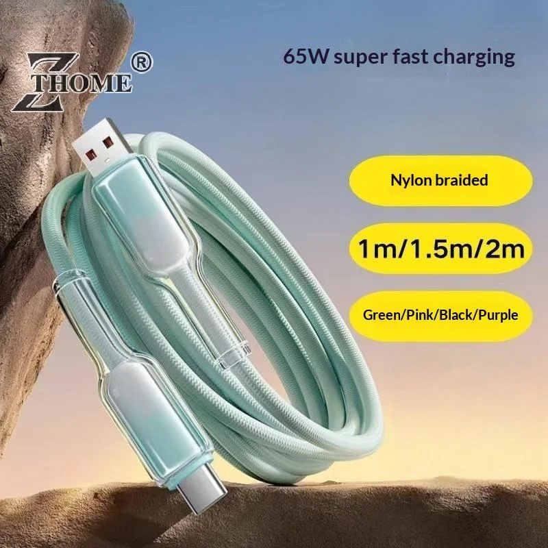 USB C Cable Fast Charging Cord For 17 16 15 Pro Max Air Type C To C Colorful Quick Charger Wire For Mobile Phones